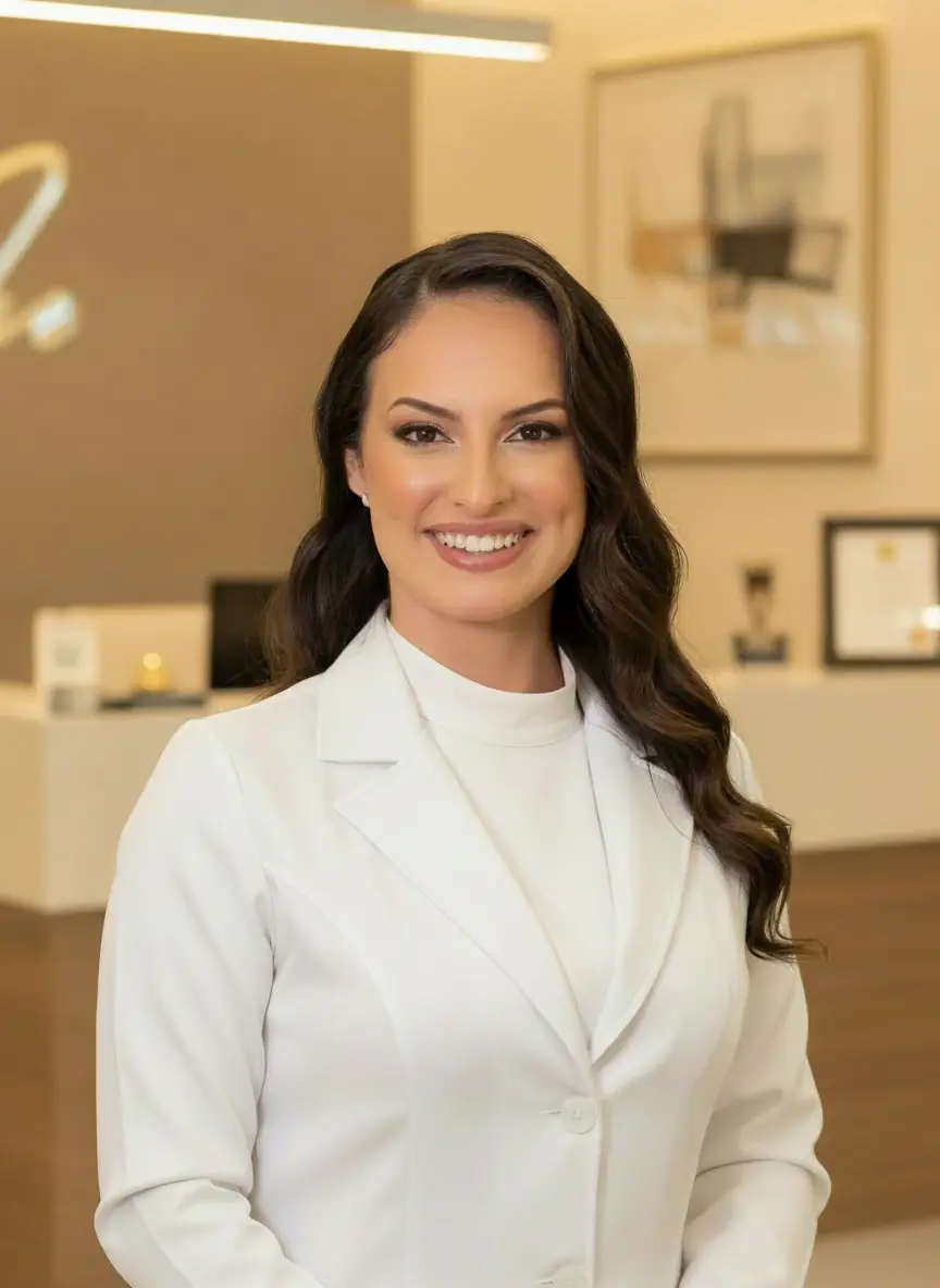 Dra. Nathália Nogueira no consultório